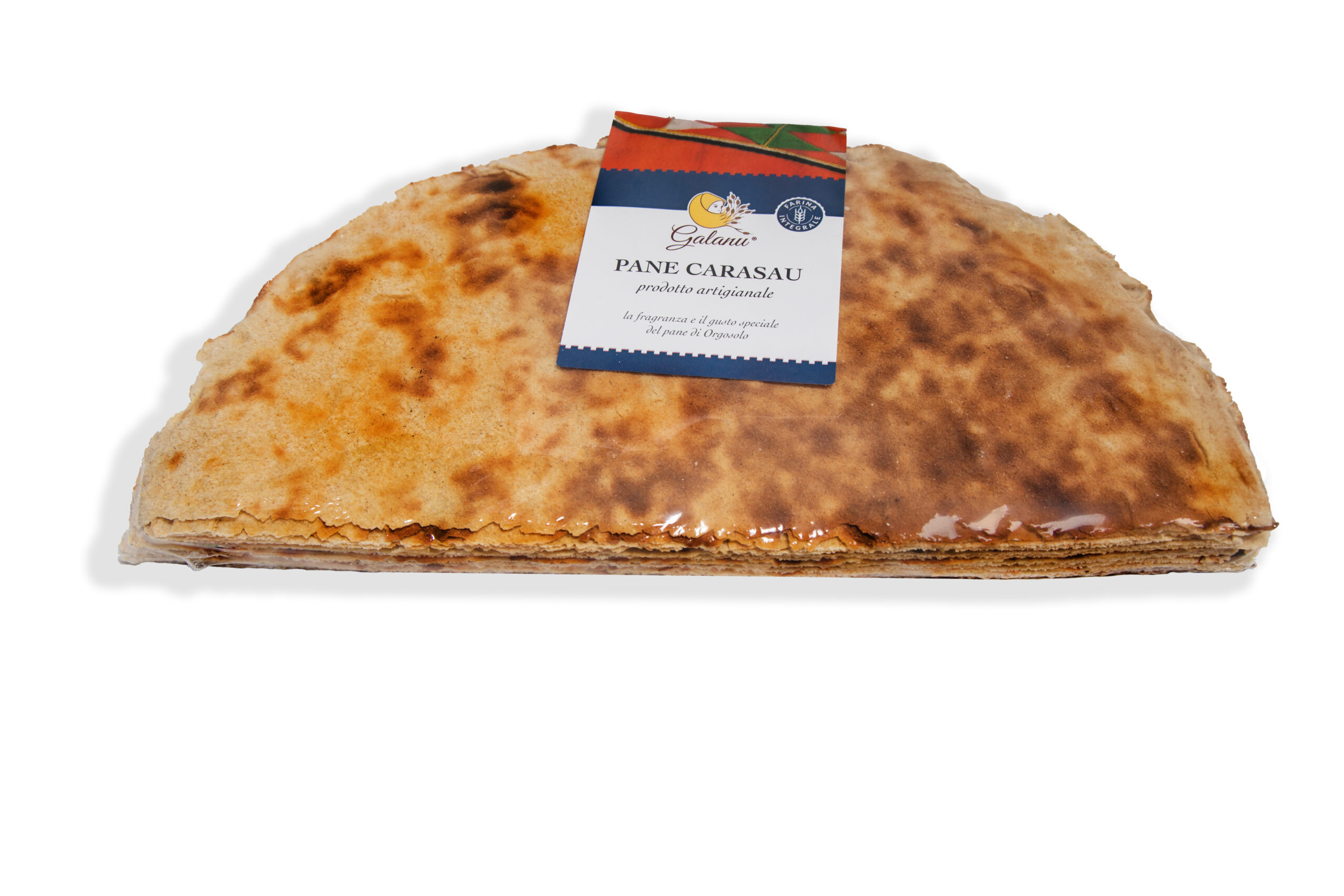 Pane Carasau INTEGRALE “Formato Mezzaluna” - 1 kg