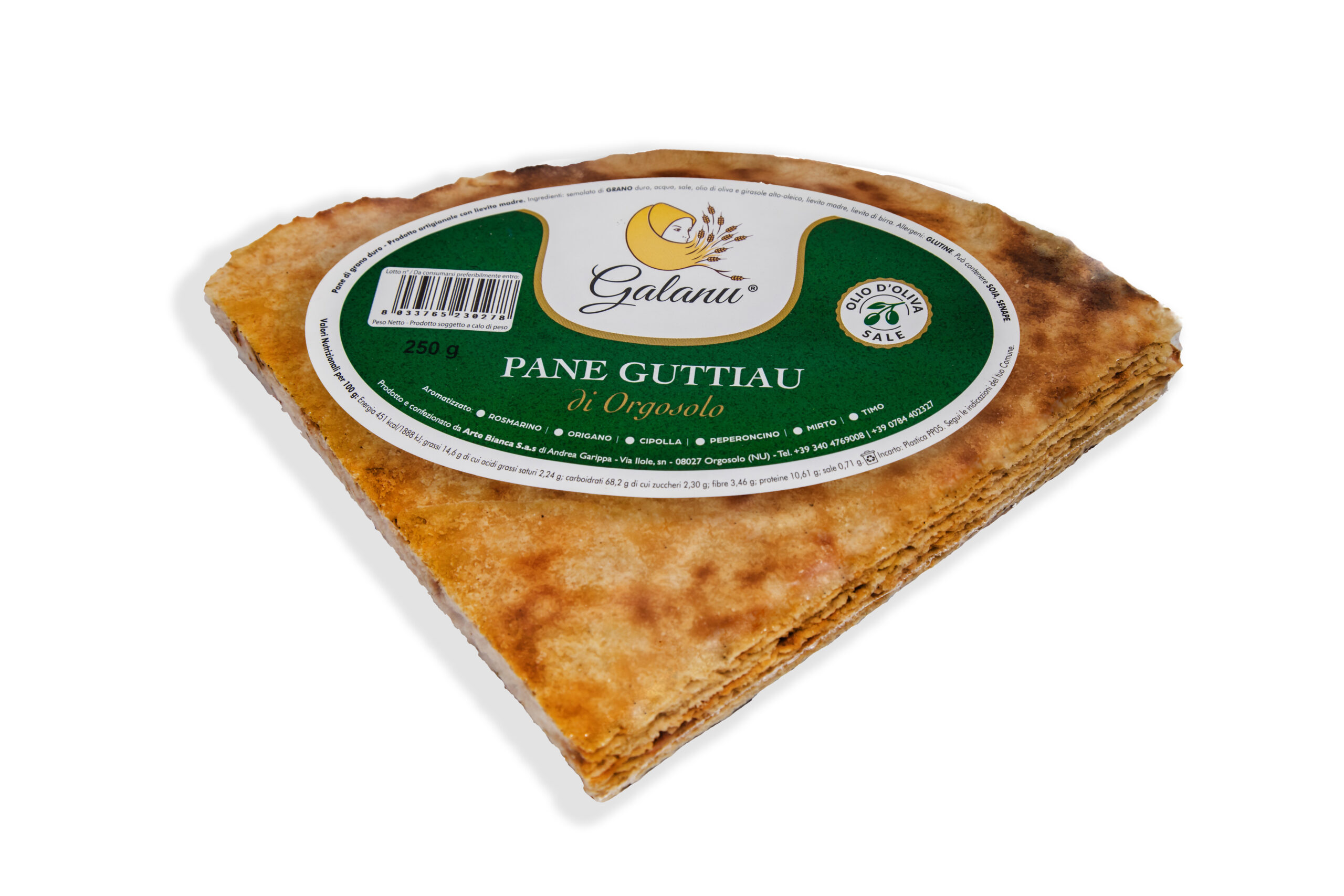Pane Guttiau “Formato Spicchio” - 300 g